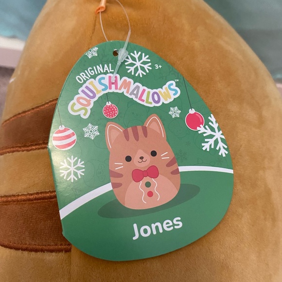 NWT 11” Jones the gingerbread cat Holiday Squishmallow - Picture 3 of 5